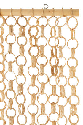 NATURAL BAMBOO CURTAIN | 92X201CM