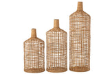 DECO RATTAN BOTTLE