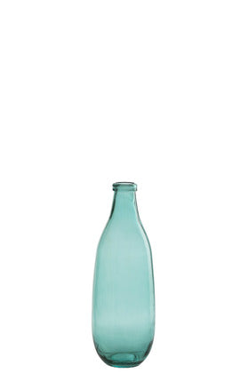 AQUA GLASS VASE