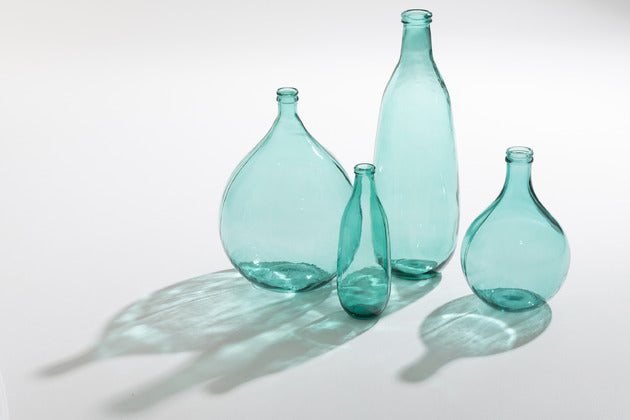 AQUA GLASS VASE