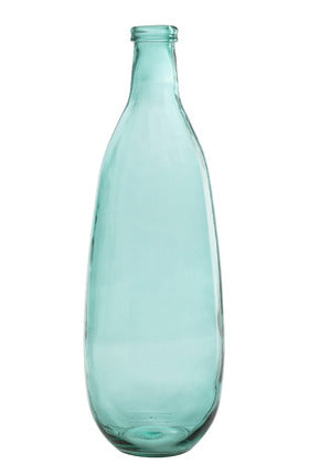 AQUA GLASS VASE