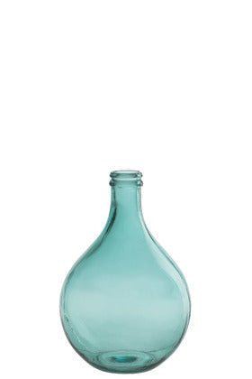 AQUA GLASS VASE