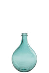 AQUA GLASS VASE