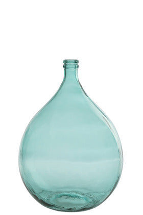 AQUA GLASS VASE