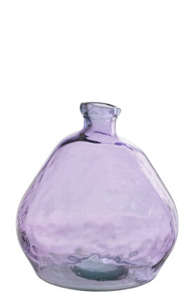 MURANO CRYSTAL VASE LILA