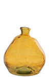 MURANO CRYSTAL VASE OCRE