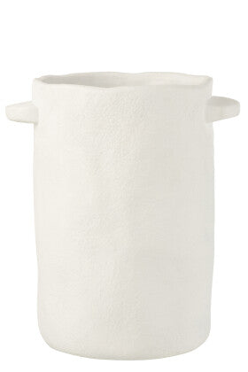 WHITE CHALK VASE