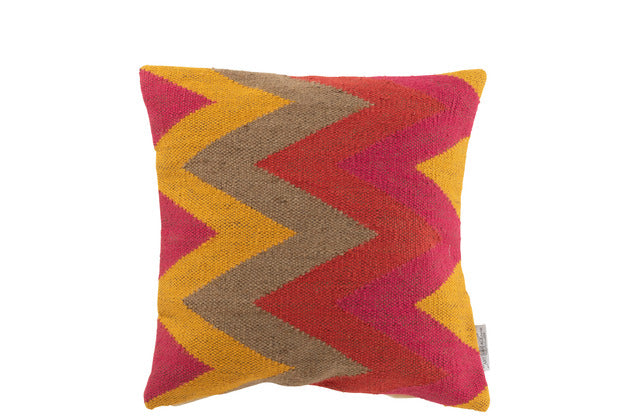 CORAL JUTE CUSHION COLLECTION "D" 48x48