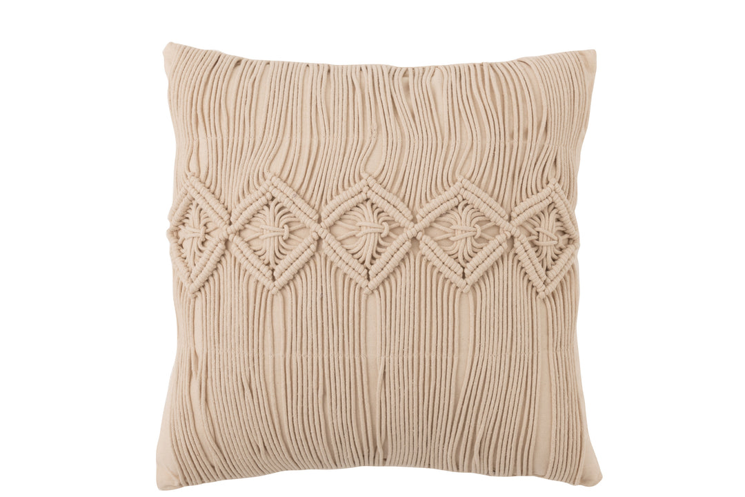 TINA CUSHION MACRAME 45X45