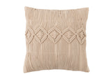 TINA CUSHION MACRAME 45X45