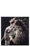 LION B&W PAINTING
