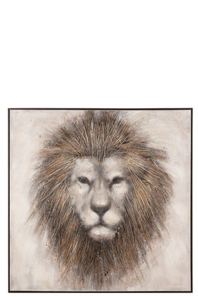 AFRICA PAINTING | 122.5X122.5CM