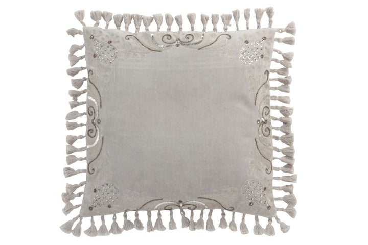 MOROCCO CUSHION - GREY