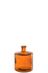 TANGERINE GLASS VASE