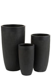 NEW CERAMIC POT BLACK CREAM