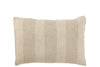 LINEN STRIPES RECT. CUSHION-BEIGE