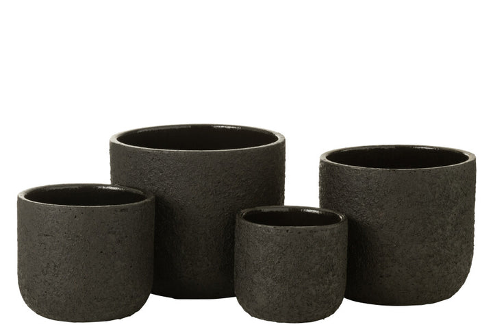 RUSTIC POT-BLACK