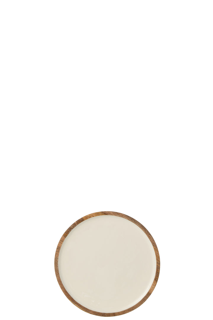 WHITE PLAKE BOWL/PLATE-NEW