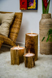 BOATU - RECLAIMED TEAK CANDLE BOWL