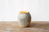 COCO CANDLE - TEAK CANDLE BOWL