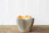 FLOR CANDLE - TEAK CANDLE BOWL