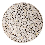 NIKKO ROUND COFFEE TABLE WHITE WASH