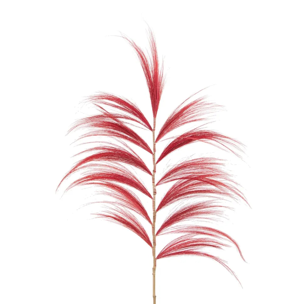 DECO FURRY PALM RED