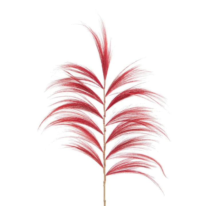 DECO FURRY PALM RED