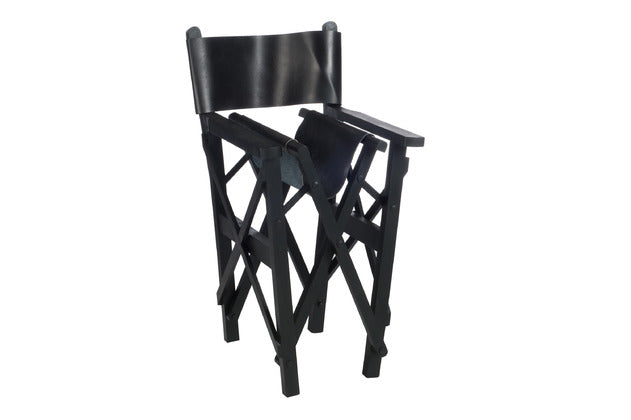 DIRECTOR BUFFALO CHAIR | BLACK 57X60X90CM