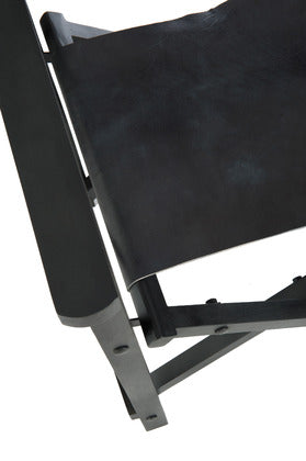 DIRECTOR BUFFALO CHAIR | BLACK 57X60X90CM