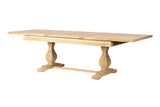 TAHYA TEAK WOOD DINING TABLE EXTENDABLE 200-280