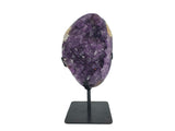 AMETHYST WITH METAL STAND