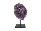 AMETHYST WITH METAL STAND