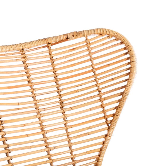BALI RATTAN LOUNGE CHAIR | 78X79X100CM