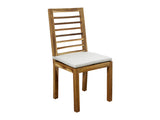 BATANTA TEAK DINING CHAIR | NATURAL/WHITE 42X48X92CM