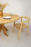 TONGARIKI - TEAK WOOD DINING TABLE