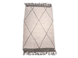 BENI OURAIN RUG - NATURAL WOOL RUG - LARGE -