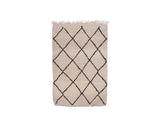 BENI OURAIN RUG - NATURAL WOOL RUG - SMALL -