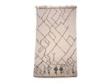 BENI OURAIN RUG - NATURAL WOOL RUG - LARGE -