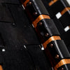 BILL BLACK - TEAK AND BLACK LEATHER CHAIR