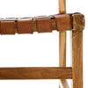 BILL - TEAK AND LEATHER CHAIR