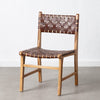 BILL - TEAK AND LEATHER CHAIR