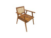 BORA BORA ARM CHAIR - GLOSS - TEAK WOOD & RATTAN ARM CHAIR