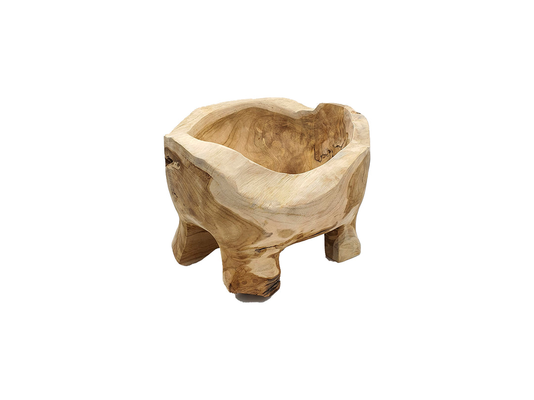 CERAM TEAK POT | NATURAL 35X30CM