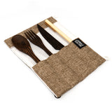 COCO CUTLERY SET-COCO BROWN