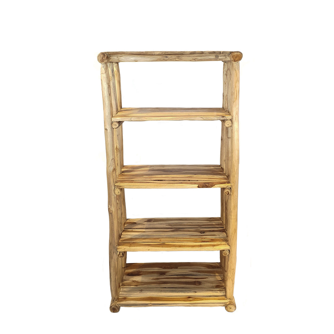MORIOKA TEAK BRANCH BOOK CASE | NATURAL 80X55X163CM