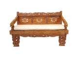 DIANA - INDONESIAN CARVED TEAK WOOD DAYBED