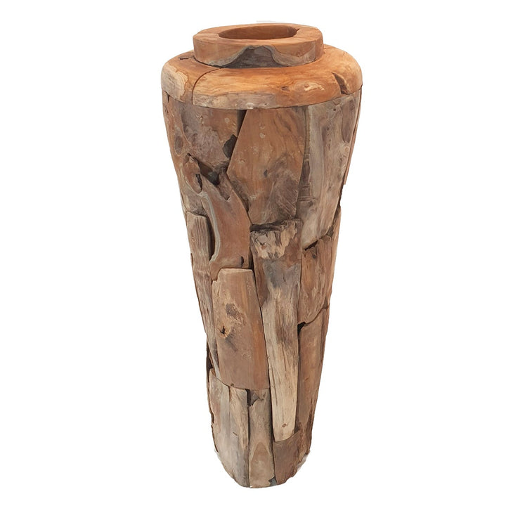 HORUS - RECLAIMED RUSTIC TEAK POT