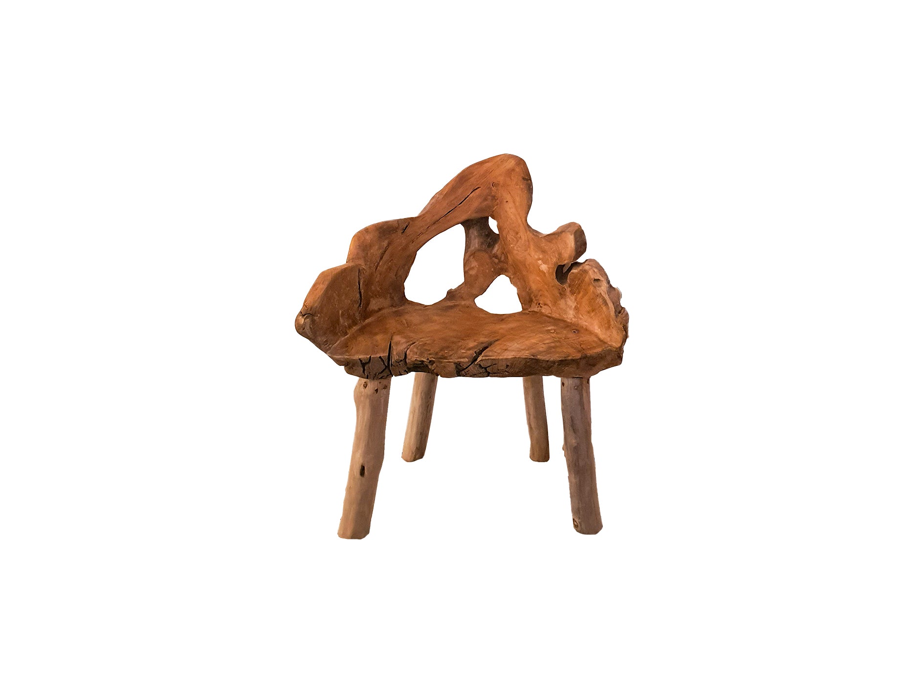 ICARUS TEAK ROOT WOOD BENCH SYBARTUM