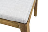 BATANTA TEAK DINING CHAIR | NATURAL/WHITE 42X48X92CM